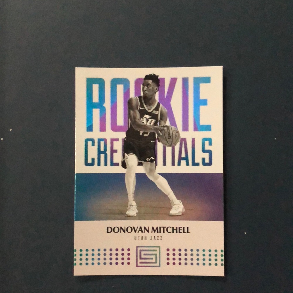 Donovan Mitchell rookie card in good condition